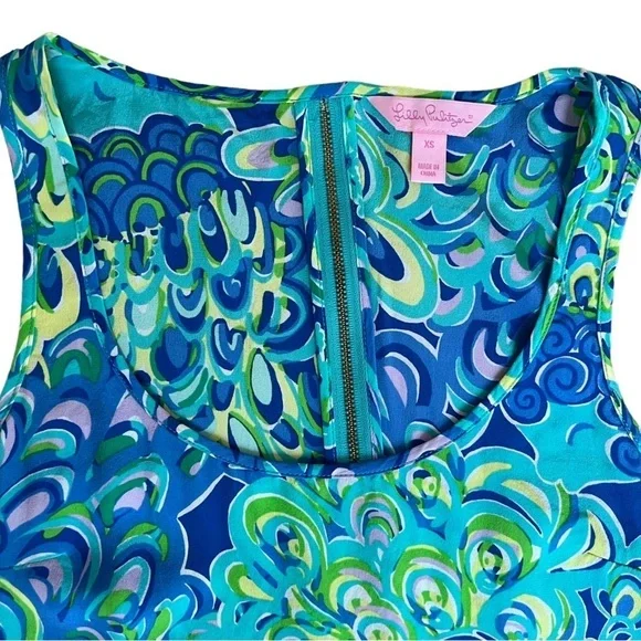 Lilly Pulitzer Silk Top (XS) - Picture 3 of 10